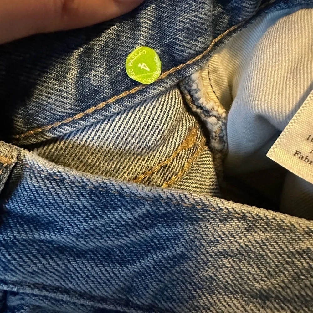 Everlane The '90s Cheeky Long High Waisted Denim Short Organic Cotton - Picture 13 of 13